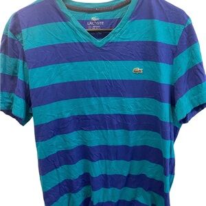 Lacoste striped preppy t shirt